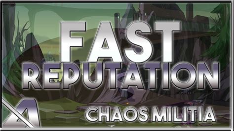 aqw chaos militia rep|AQW: How to earn FAST Chaos Militia Reputation (Plus guide on .
